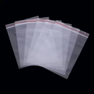 Túi zipper chỉ đỏ